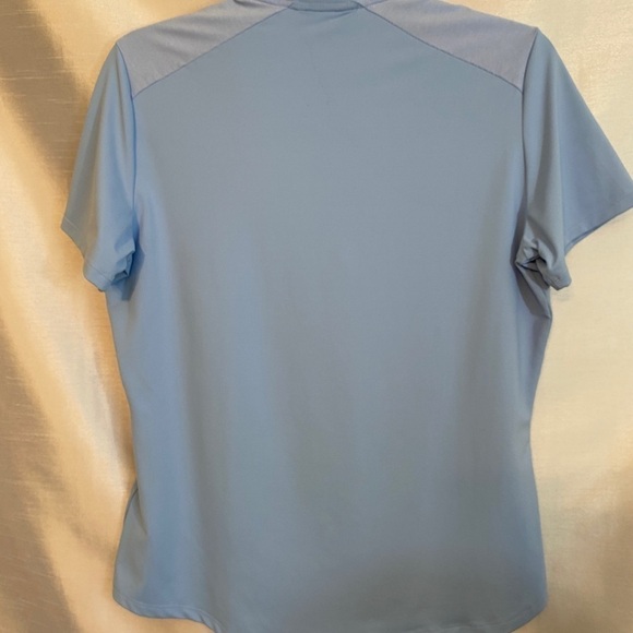 Adidas Ultimate 365 Golf Polo Powder Blue Ladies Med - Picture 7 of 9